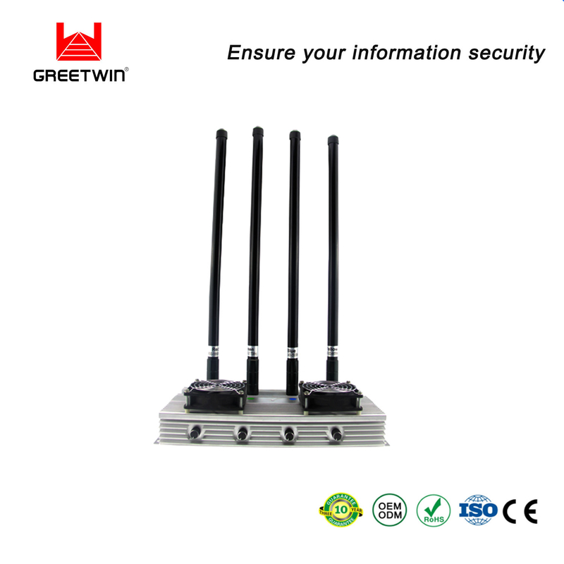 4 频段 80w Wifi GPS 4G 桌面干扰器手机 150m