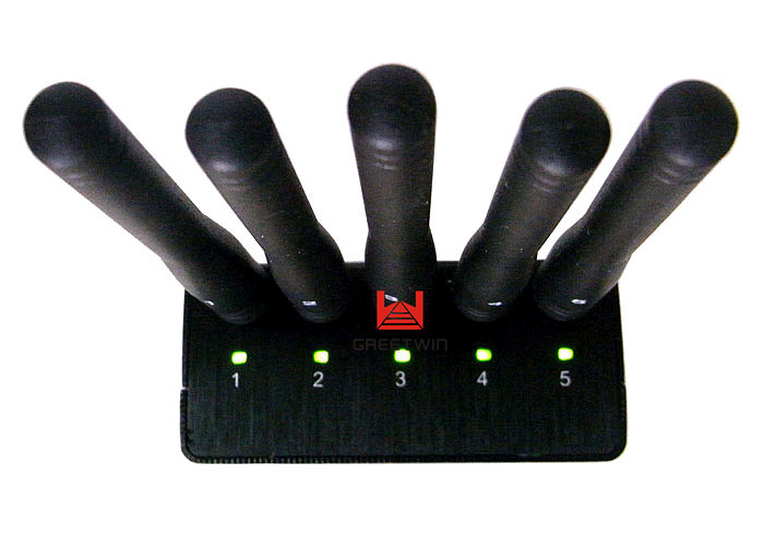 WIFI蓝牙便携式信号屏蔽器手机扰频器带车载充电器