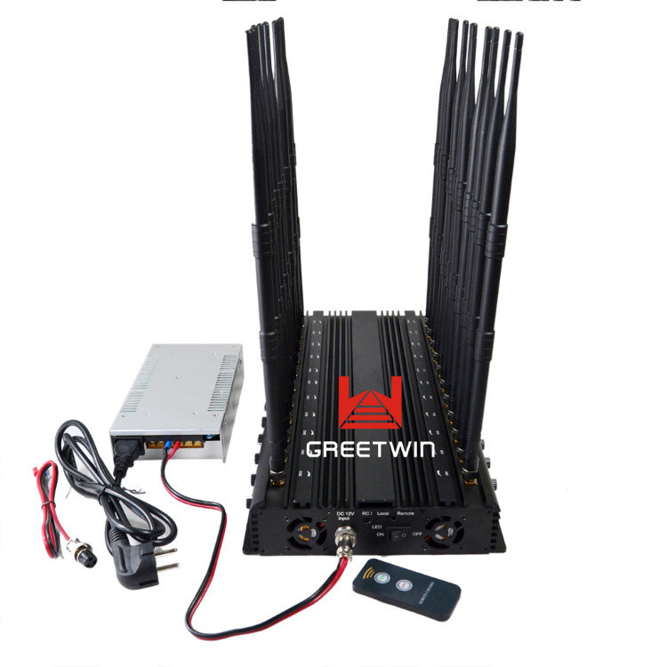 40m 45W 3G 4G 5g WiFi GPS GSM RF Lojack 信号屏蔽器