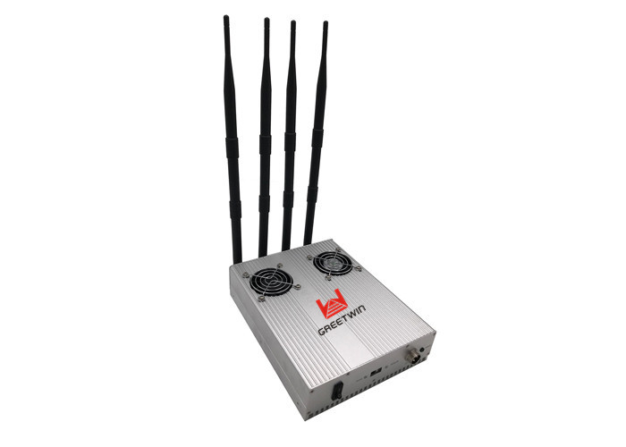 WIFI 手机信号屏蔽器，带 4 根天线的移动射频频率屏蔽器