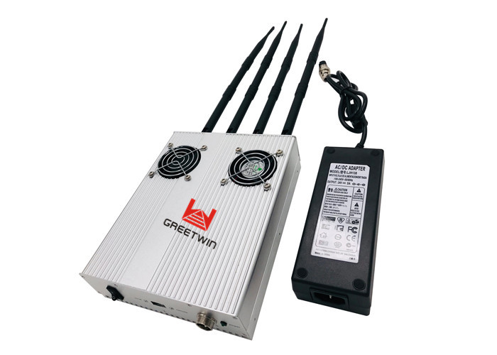 20 瓦功率 Gps 信号干扰器阻断器 20m 至 70m 可调节干扰范围